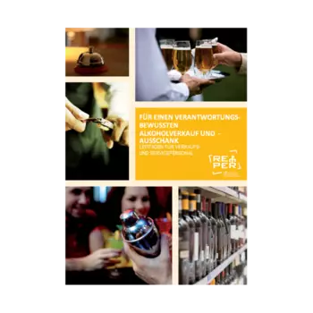 Broschüre "Für einen verantwortungsbewussten Alkoholverkauf und -ausschank"