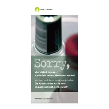 Broschüre "Sorry"