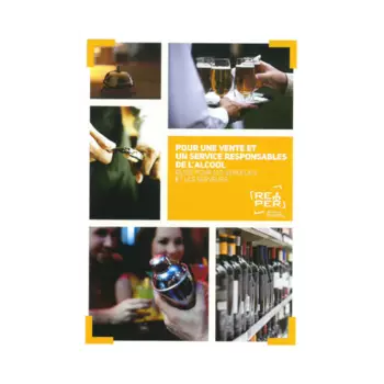 Brochure "Pour une vente et un service responsable de l'alcool"
